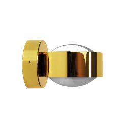 Top Light Puk Wall Wandleuchte-Gold-Linse klar-Linse matt