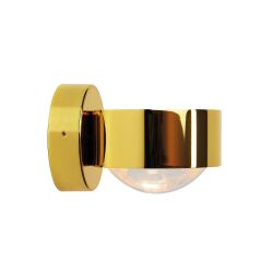 Top Light Puk Wall Wandleuchte-Gold-Linse/Glas