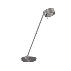 Top Light Puk! 120 Table Avantgarde LED-Tischleuchte-Chrom matt-Glas matt-Linse klar-Höhe 600 mm-mit LED (2700K)