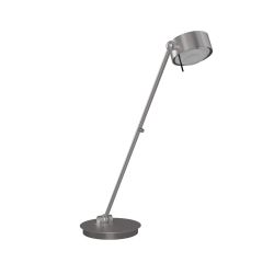 Top Light Puk! 120 Table Avantgarde LED-Tischleuchte-Chrom matt-Glas matt-Linse matt-Höhe 600 mm-mit LED (2700K)