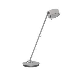 Top Light Puk! 120 Table Avantgarde LED-Tischleuchte-Weiß matt/Chrom-Glas matt-Linse matt-Höhe 600 mm-mit LED (2700K)