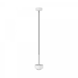 Top Light Puk Mini Long One LED-Pendelleuchte-Weiß matt/Chrom-Linse klar-mit LED (2700K)