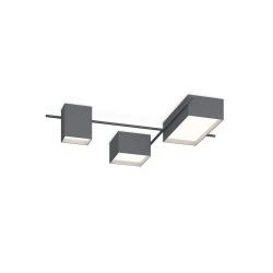 Vibia Structural 2645 LED-Deckenleuchte-Grau matt-mit LED (3000K)