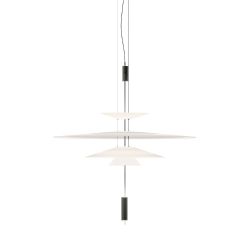 Vibia Flamingo 1530 LED-Pendelleuchte-Grau; mit LED