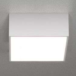 Zafferano Mine Quadrat 50 LED-Wand- und Deckenleuchte-Weiß-mit LED (3000K)