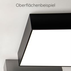 Zafferano Mine Quadrat 30 LED-Wand- und Deckenleuchte-Schwarz-mit LED (3000K)