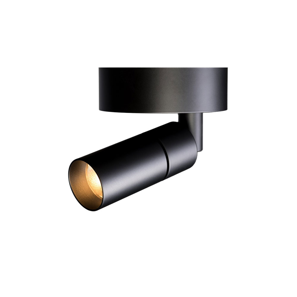 LDM PURE SPOT UNO ROUND LED-Deckenstrahler-Bronze matt-Linse klar-mit LED (3000K)